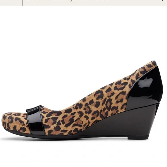 New clarks women Flores Tulip Wedge Pump - Picture 3 of 16